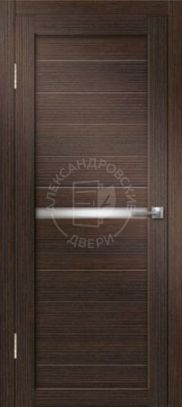 Межкомнатная дверь Эмма (Вельвет, Сатинат белый)